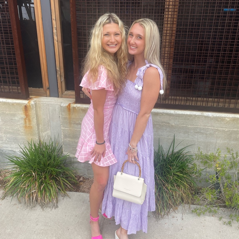 Pink and Purple Dresses